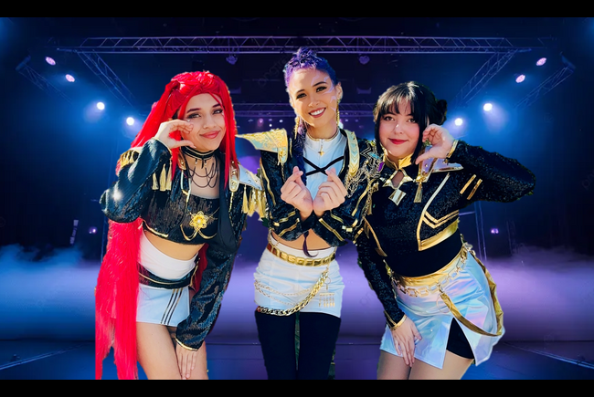 K-Pop Purple Star - Fair Maidens & Masks